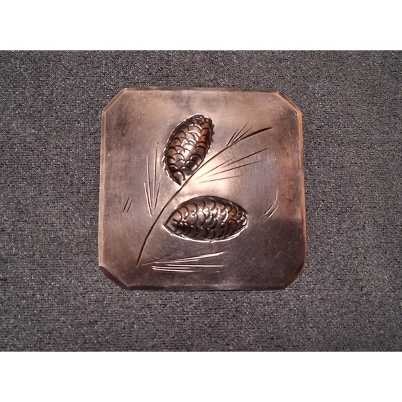 Nye Sterling Pine Cone Brooch Vintage Pin - Picture 1 of 3